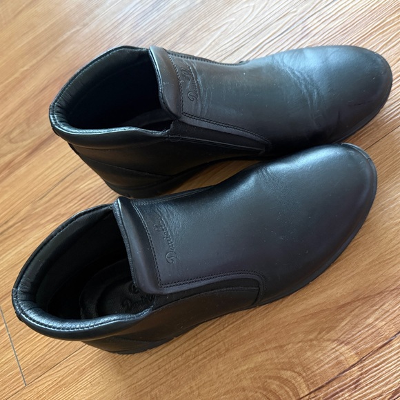 Daniellee Shoes - Black Ankle Boots for Women 6.5 (37)